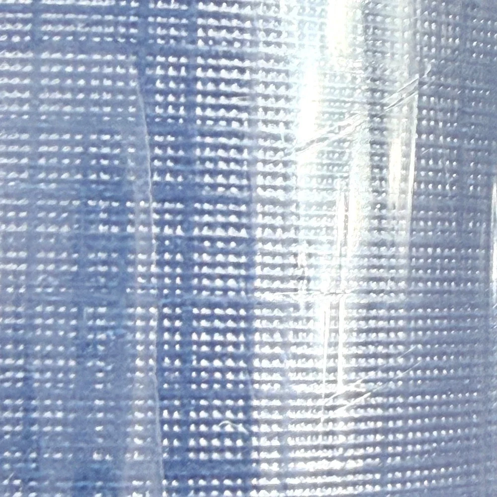 Bella Lux Luxe Heavy Weight Gift Wrap Navy Blue Textured Grid 30 SqFt 109-14